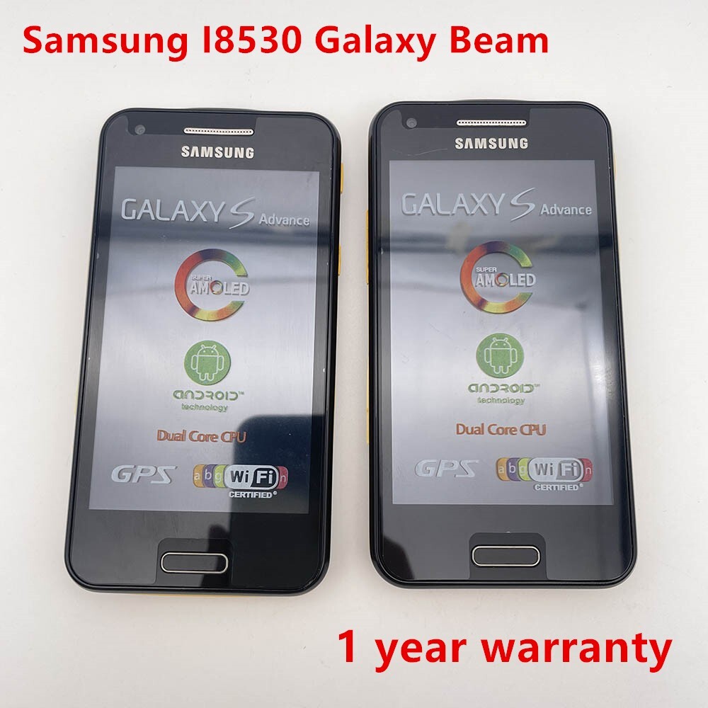 New Samsung I8530 Galaxy Beam Android Built-in Projector 3G Unlocked Cellphone