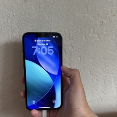Apple Black Bar Smartphone with Dual Rear Cameras