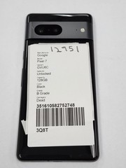 FOR PARTS – Google Pixel 7 – 128GB – Obsidian – Unlocked – GVU6C – 12951
