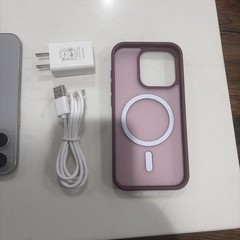 Apple iPhone 15 Pro – 512 GB -Natural Titanium Silver (Unlocked) EUC 90% Health