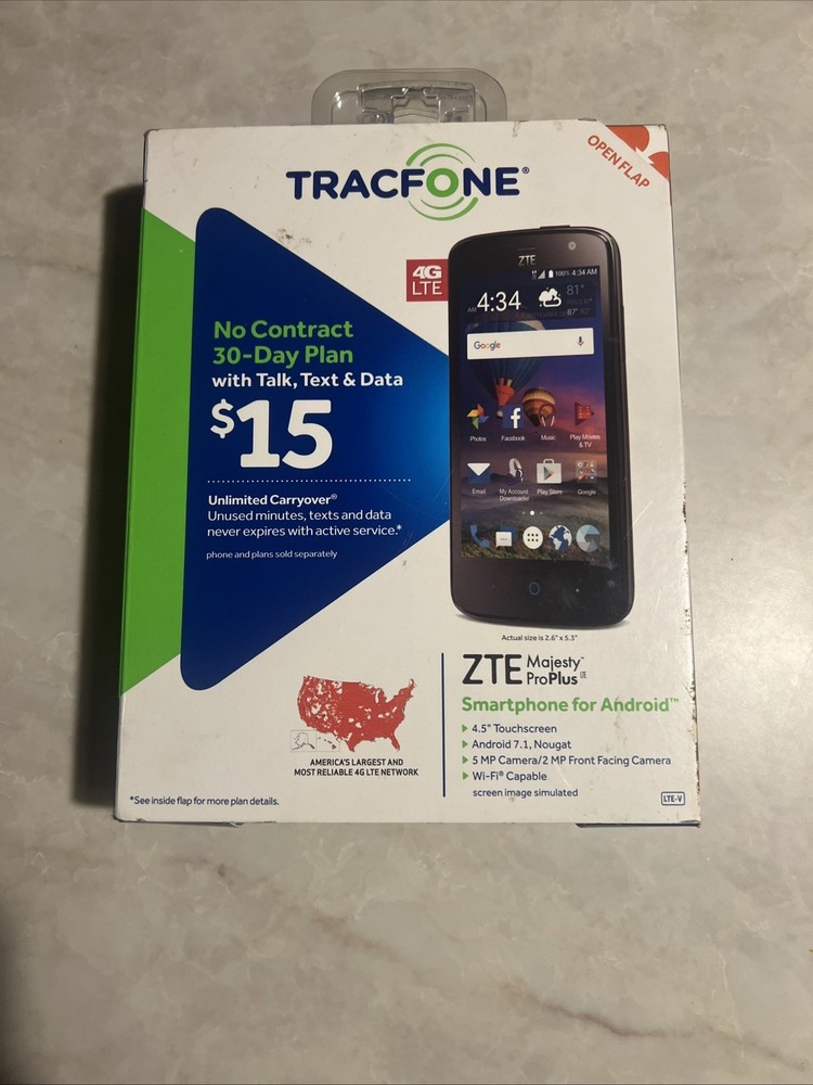 TracFone Majesty Pro 4G LTE Prepaid Smartphone
