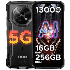 DOOGEE Fire7 5G Cell Phone Outdoor Smartphone 16GB+256GB Android15 13000mAh New