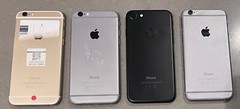 As-is Lot of Apple iPhone 7 A1778 + A1549 A1586 iPhone 6