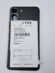 DEFECTIVE – Samsung Galaxy S22 5G – 128GB – Black – GSM Unlocked – 11584