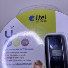 LG AX155 Cell Flip Phone Alltel Wireless New Sealed In Package Prepaid