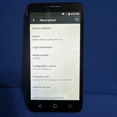 Alcatel One Touch Jitterbug – A622GL – Black – 8GB Great Call