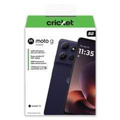 Cricket Wireless Motorola Moto G Power 2026 8GB RAM 128GB Blue Prepaid Phone 🆕