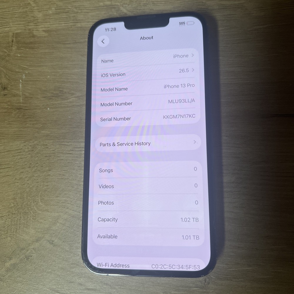 iPhone 13 Pro Unlocked 1TB Screen Bleed Good Condition