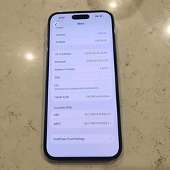 Apple iPhone 14 Pro Max – 256 GB – Deep Purple (Unlocked) Clean Esn
