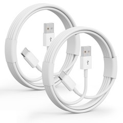 3FT 2-Pack USB-C Fast Charging Cable 3A for iPhone 15/16/17 & Other Devices