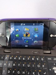 Purple Black LG Octane VN530 Dual Screen Flip Phone (Verizon)