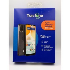 Tracfone BLU View 5 Pro 128GB + 1 Year Plan Prepaid Smartphone NEW SEALED