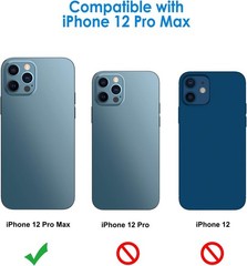 Camera Lens Protector & Privacy Screen Protector for iPhone 12 Pro Max 6.7 Inch