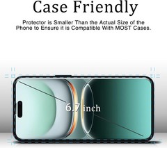 2 Pack Tempered Glass Screen Protector for iPhone 14 Pro Max 6.7″ Anti Scratch F