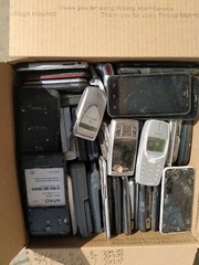 Lot of 10pcs Assorted Cell Phones For Parts, Scrap or Gold Recovery