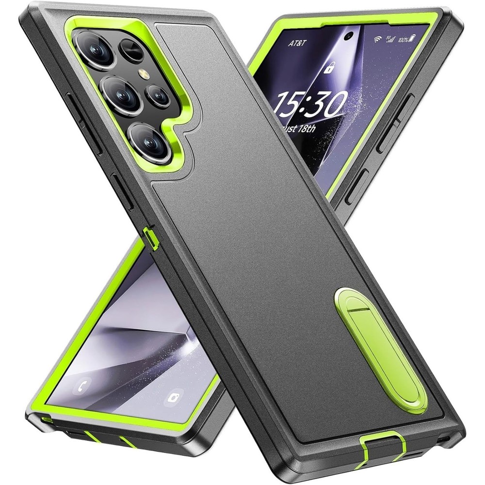 For Samsung Galaxy S24 Ultra Case Military Grade Drop Proof Protective Cover Gre
