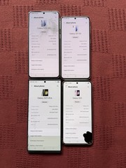 4 Lot Samsung Galaxy S23 Ultra Unlocked, S23 AT&T S21+, S21 Cracked *For Parts*