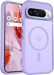 Google Pixel 9 pro XL Phone Case, Military Grade Drop Protection, Light Purple