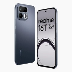 realme 16T 5G (Black, 128 GB 6 GB RAM) 8000 mAh Dimensity 6300 Gobal Version.