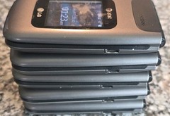 5 LG A340, A340, AT&T, Go-Phone, Flip Phone, 3G/2G, B Grade, Each Sold Separate