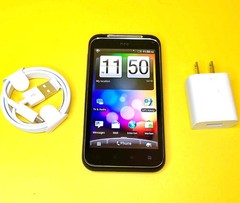 8/10 HTC INCREDIBLE S UNLOCKED CELL PHONE TELUS ROGERS FIDO BELL CHATR KOODO +++