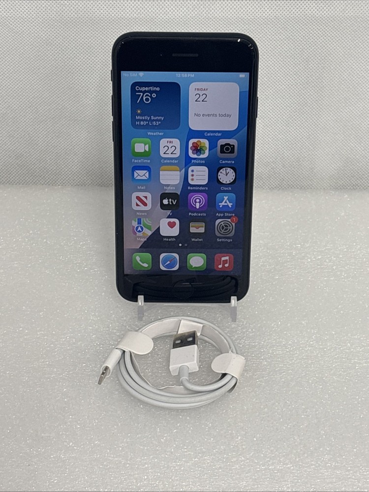 Apple iPhone SE 3rd Gen. (A2595) 64GB, iOS 18, Midnight *Verizon*