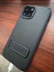 iPhone 15 128GB Unlocked Black With Glass Screen Protectors And Belt Holster