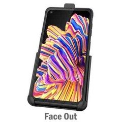 For Samsung Galaxy Xcover Pro Case with Belt Clip with Stand Shockproof Black