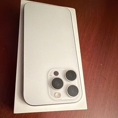 Apple iPhone 16 Pro A3083 (Unlocked) 128GB White (very good). Light scratches