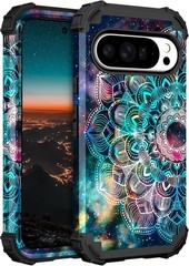 Google Pixel 10 Pro XL Case, Shockproof Heavy Duty Protection Hard Plastic+Silic
