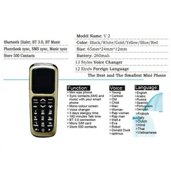 Original Long-CZ V2 Bluetooth Mini Magic Voice Mobile Phones Bluetooth Dialer