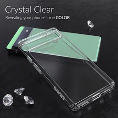 Clear Guard for Pixel 6a Case, Shockproof Clear Case for Google Pixel 6a