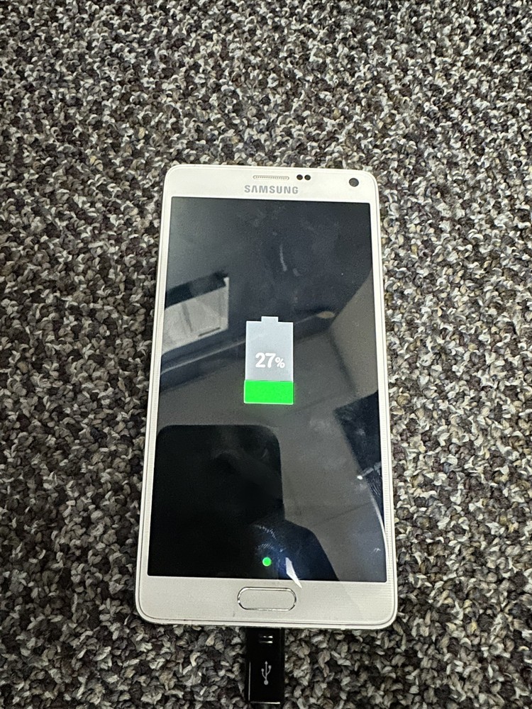 Samsung Galaxy Note 4 SM-N910A – 32 GB – Frost White AT&T / GSM unlocked