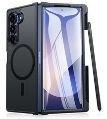 Samsung Galaxy Z-Fold-6 Case Strong Magnetic Grade Drop Protection TPU (Black)