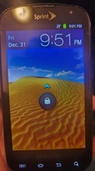 Samsung Epic 4G Smartphone Black Sprint SPH-D700 Excellent Condition Used