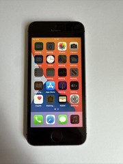 Apple iPhone SE 64GB Space Gray Unlocked 100% Battery Health No Touch ID Read
