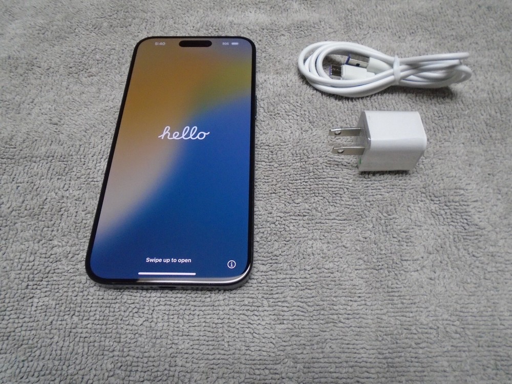 Apple iPhone 15 Pro Max, 256gb, Blue Titanium, Carrier Unlocked, Excellent!!