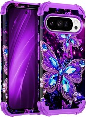 Google Pixel 10 Pro XL Case, Glow in The Dark Three Layer Heavy Duty Protection