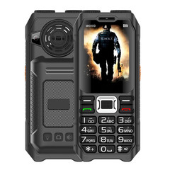 Rugged Mobile Phone M6000 GSM 2G Network 4 SIM Cards Magic Voice 3.5Mm Jack 2.4′