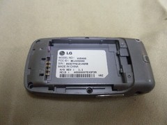 LG VX5400 – Gray (Verizon) Cellular Flip Phone with chargers and belt holster