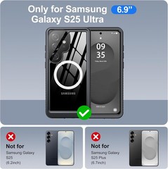 IP68 Waterproof Case for Samsung Galaxy S25 Ultra [2025] – Shockproof Full Body