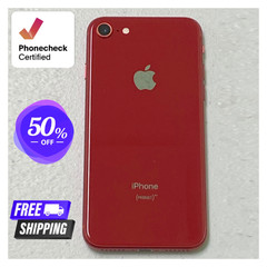 Apple iPhone 8 – Mint Condition – 64GB/128GB/256GB – Unlocked, Silver/Red