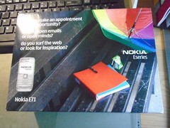 Nokia E Series E71 – Black (Unlocked) Smartphone marks on screen