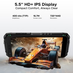 DOOGEE Fire3Ultra Android 15 Rugged Phone Unlocked Smartphone 8350mAh 24GB+256GB