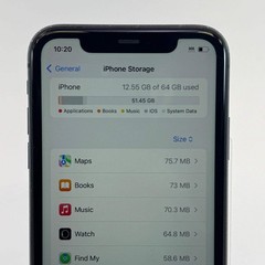 PARTS ONY!! Unlocked Apple iPhone 11 64GB 17.4 MWKM2LL/A (Bad Battery)