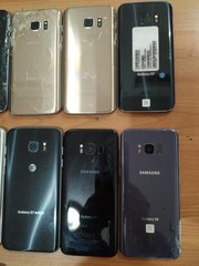 Lot of 15 Samsung Galaxy S10e(1) S9(1) S8(2) S7edge(1) S7(5) and other for parts