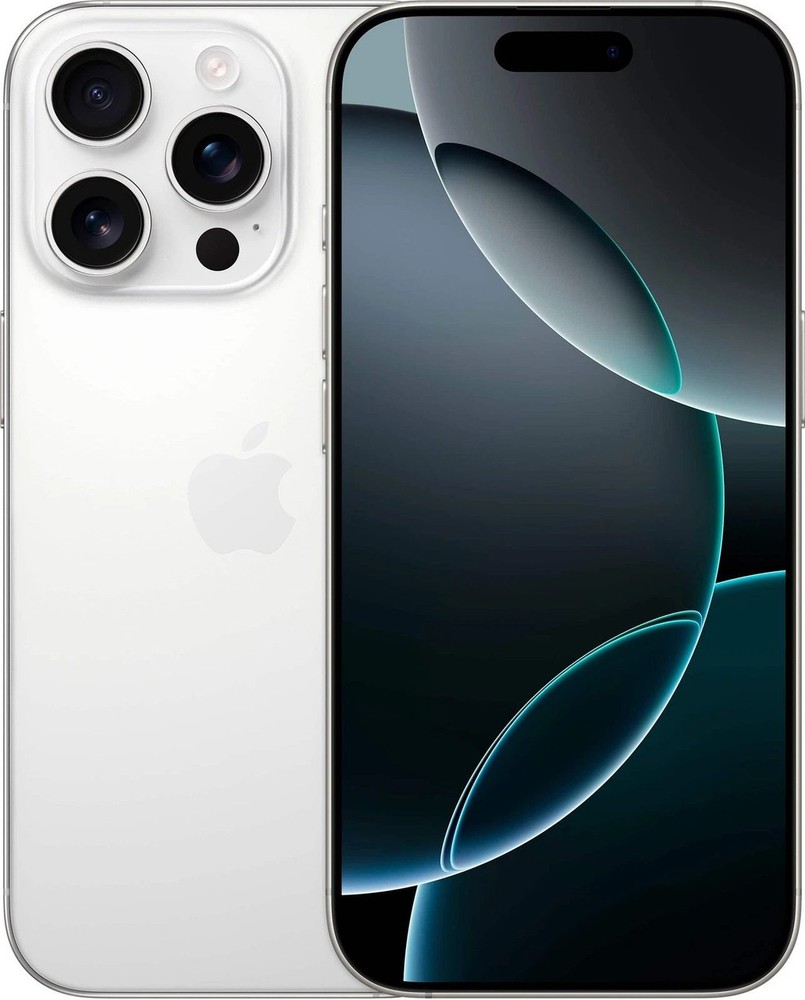 Apple iPhone 16 Pro A3083 256GB Boost Mobile White Very Good Refurbished