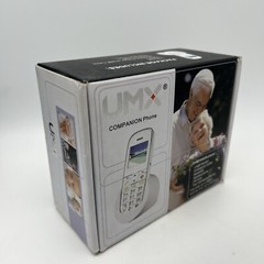 UMX Companion Phone MXC-450 CDMA White Basic Bar Phone for Senior Citizens
