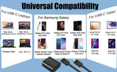 45W USB-C Super Fast Wall Charger + 6FT Cable For Samsung Galaxy S20 S21 S22 S24