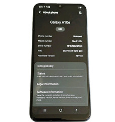 Unlocked Samsung Galaxy A10e SM-A102U 32GB Blue Excellent Condition